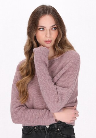 Pull-over DreiMaster Vintage en rose : devant