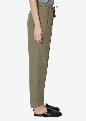 Marc O'Polo Tapered Broek in Bruin