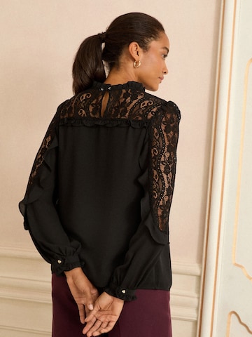 love & roses Μπλούζα σε μαύρο