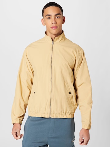 Veste mi-saison 'Harrington' BURTON MENSWEAR LONDON en beige : devant