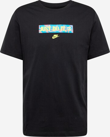 Nike Sportswear Тениска 'SPRING BREAK' в черно: отпред