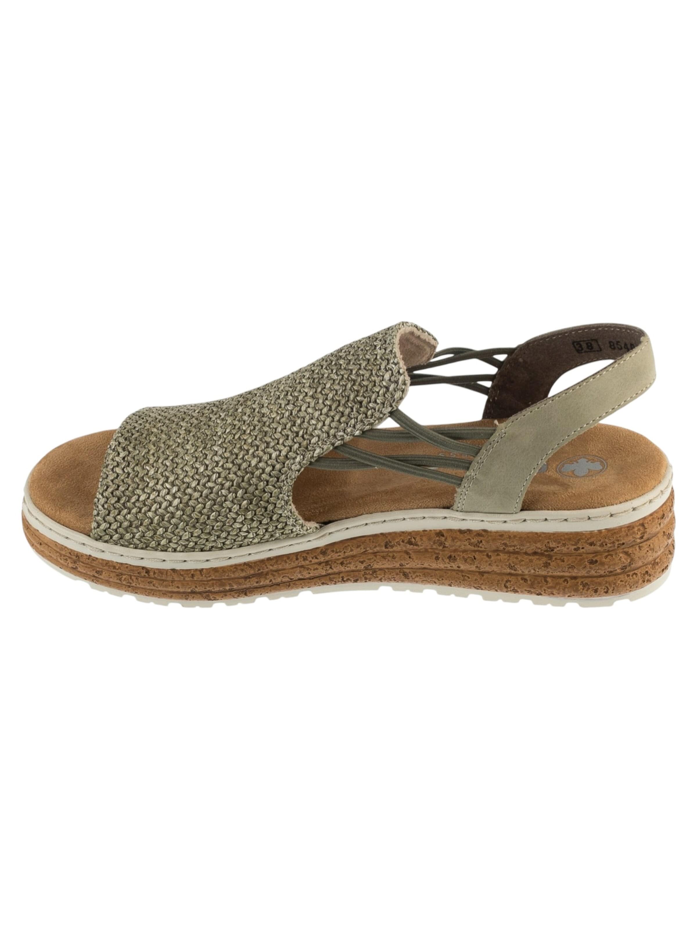 Rieker Sandaal 'Rieker Sandals 62741' in Zilver: voorkant