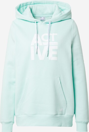 4F Sportsweatshirt in mint / weiß, Produktansicht
