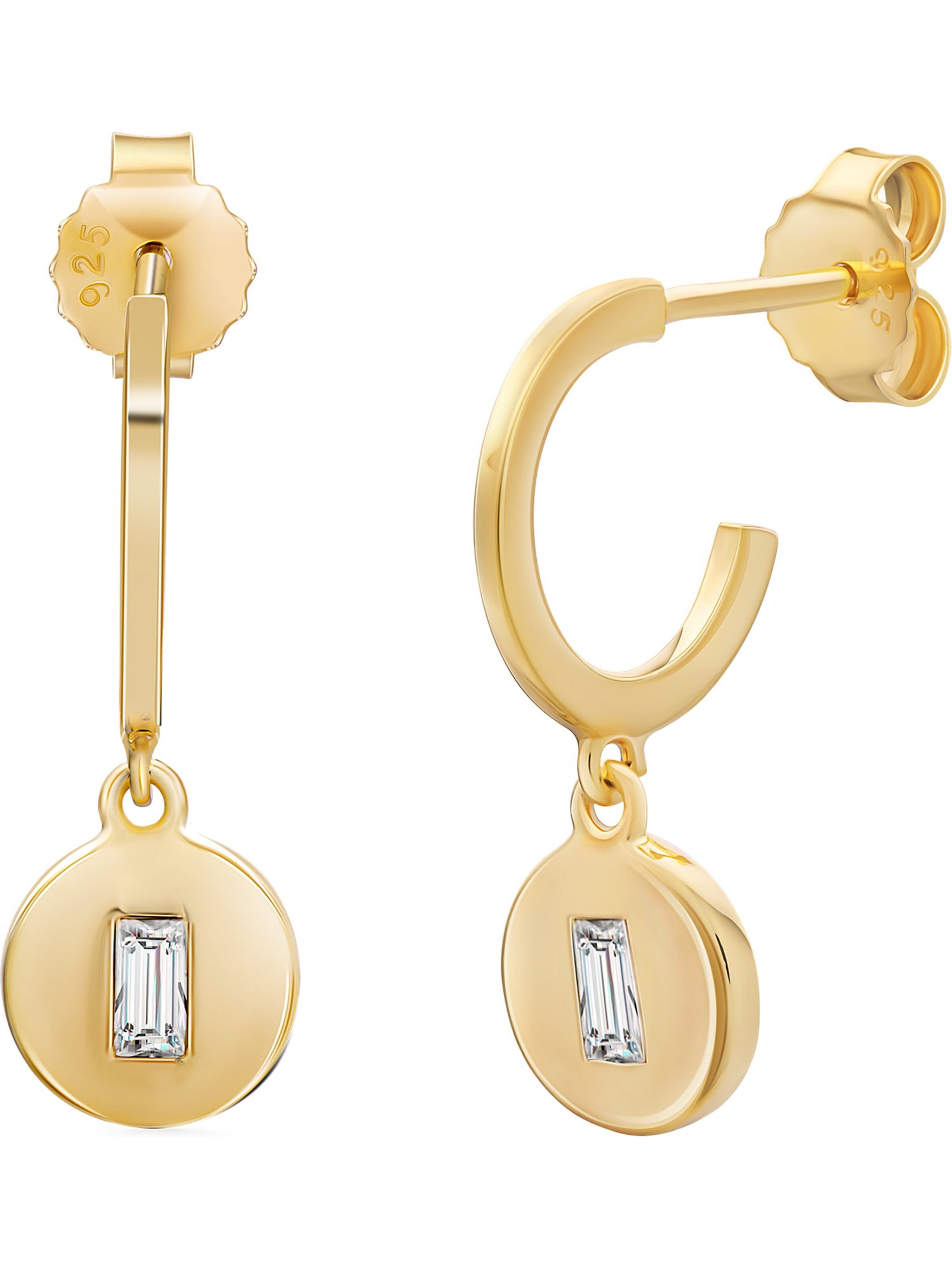 caï Earrings in Gold: front