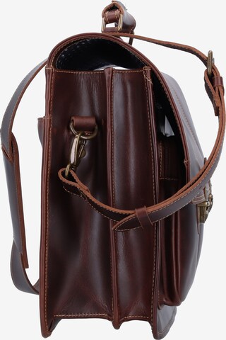 Borsa portadocumenti 'Nevada' di Buckle & Seam in marrone