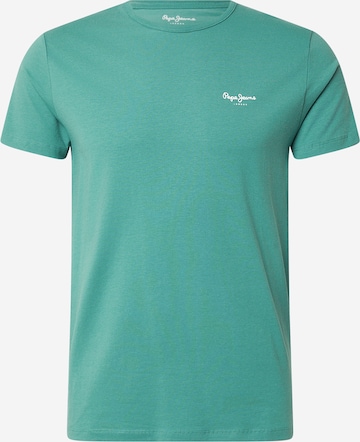 Pepe Jeans T-shirt i grön: framsida