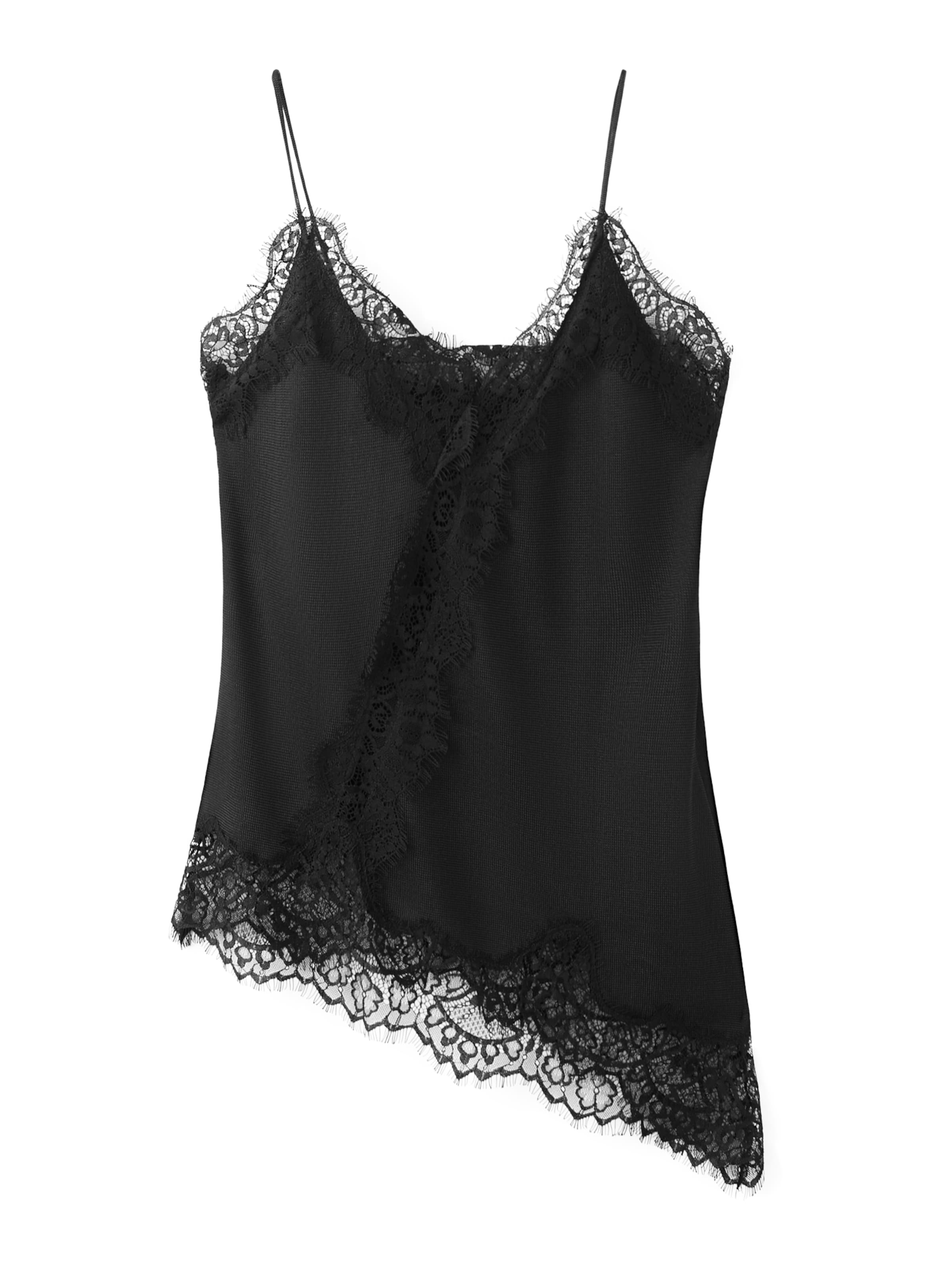 MANGO Blouse 'TINTA' in Black: front