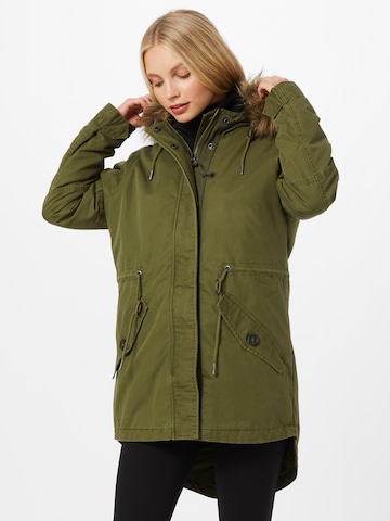 Superdry Winterparka in Groen: voorkant