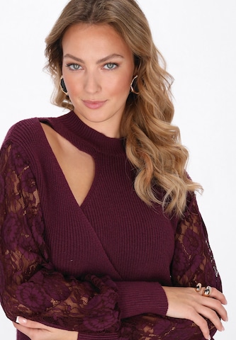 Pull-over faina en violet