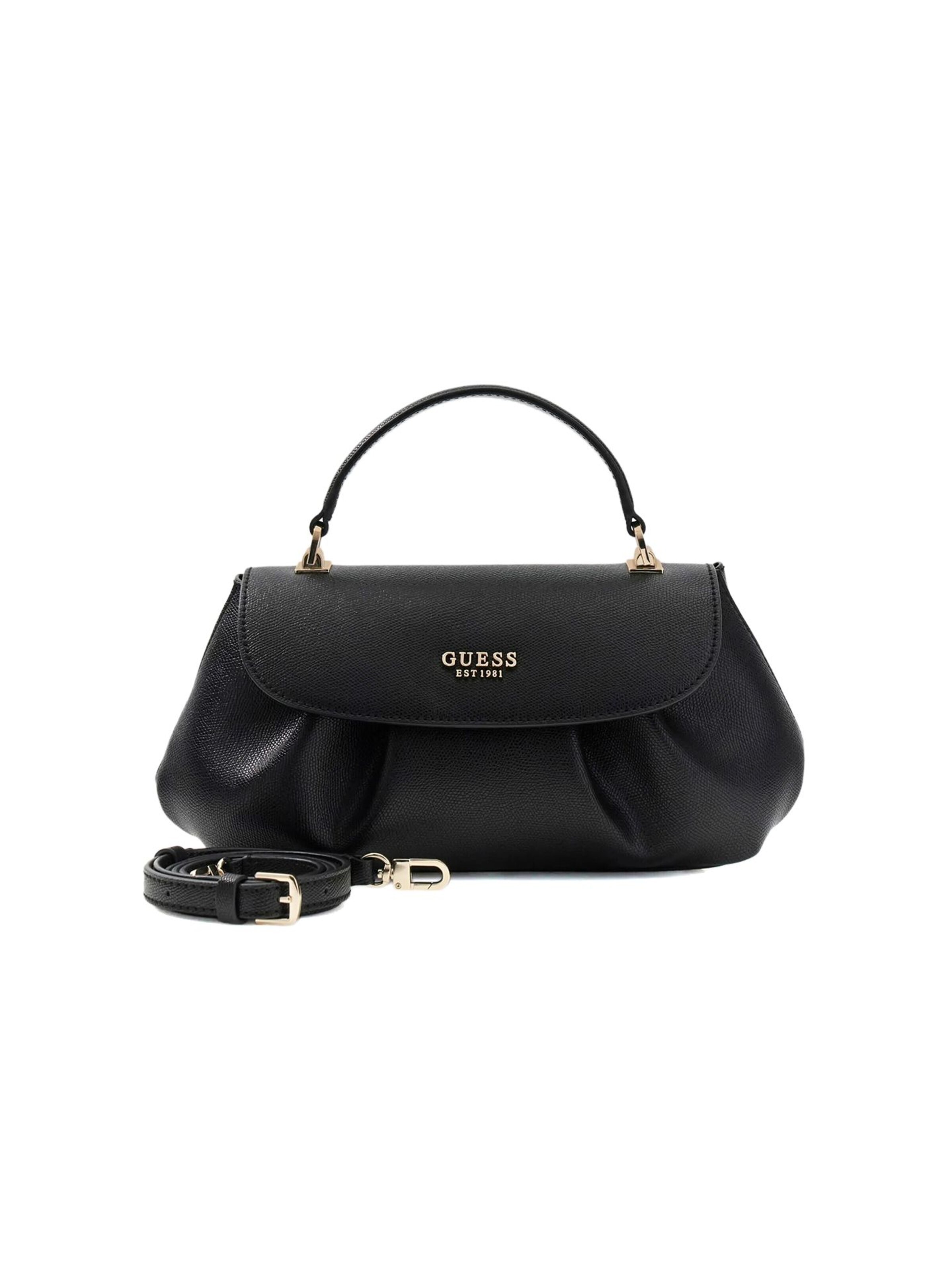 GUESS - Bolso de mano 'Amorette' en negro: frente