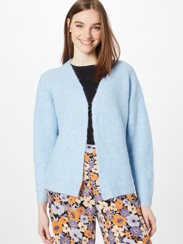 VERO MODA Knit Cardigan 'Julie' in Blue: front