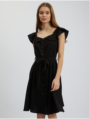 Orsay Summer Dress in Black: front