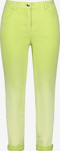 SAMOON Jeans in Green: front