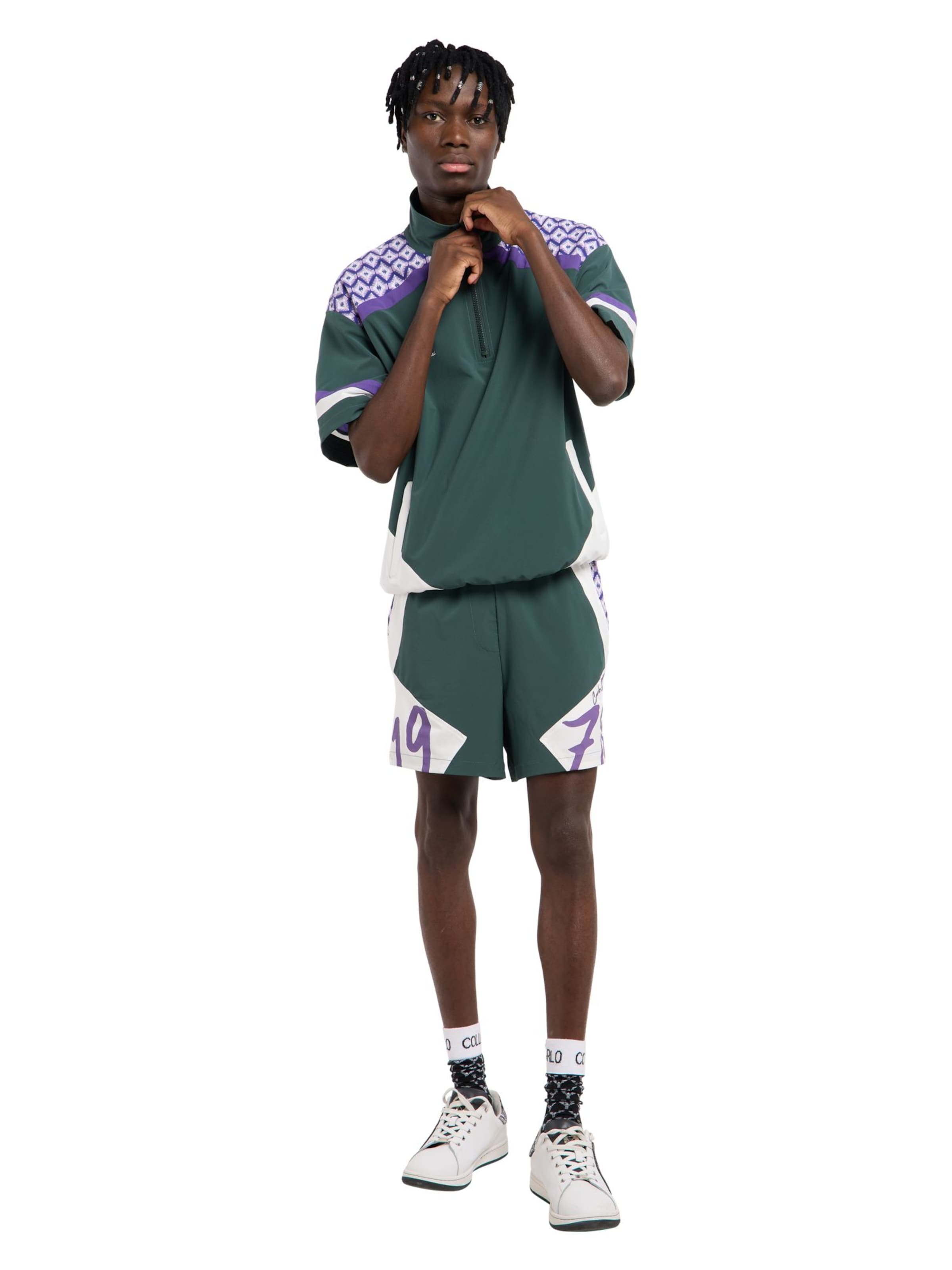 Regular Pantalon 'Fasano' Carlo Colucci en vert