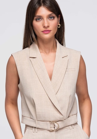Gilet Ombre en beige : devant