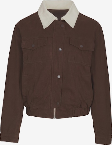 MYMO Between-season jacket in Brown: front