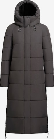 khujo Зимно палто ' LAMBA ' в сиво: отпред