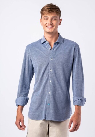 Panareha Regular fit Button Up Shirt 'PORTOFINO' in Blue: front