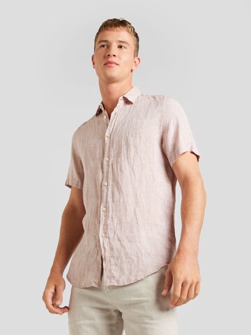 UNITED COLORS OF BENETTON Regular Fit Hemd in Pink: Vorderseite