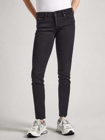 Pepe Jeans Skinny Jeans 'Soho' in Zwart: voorkant