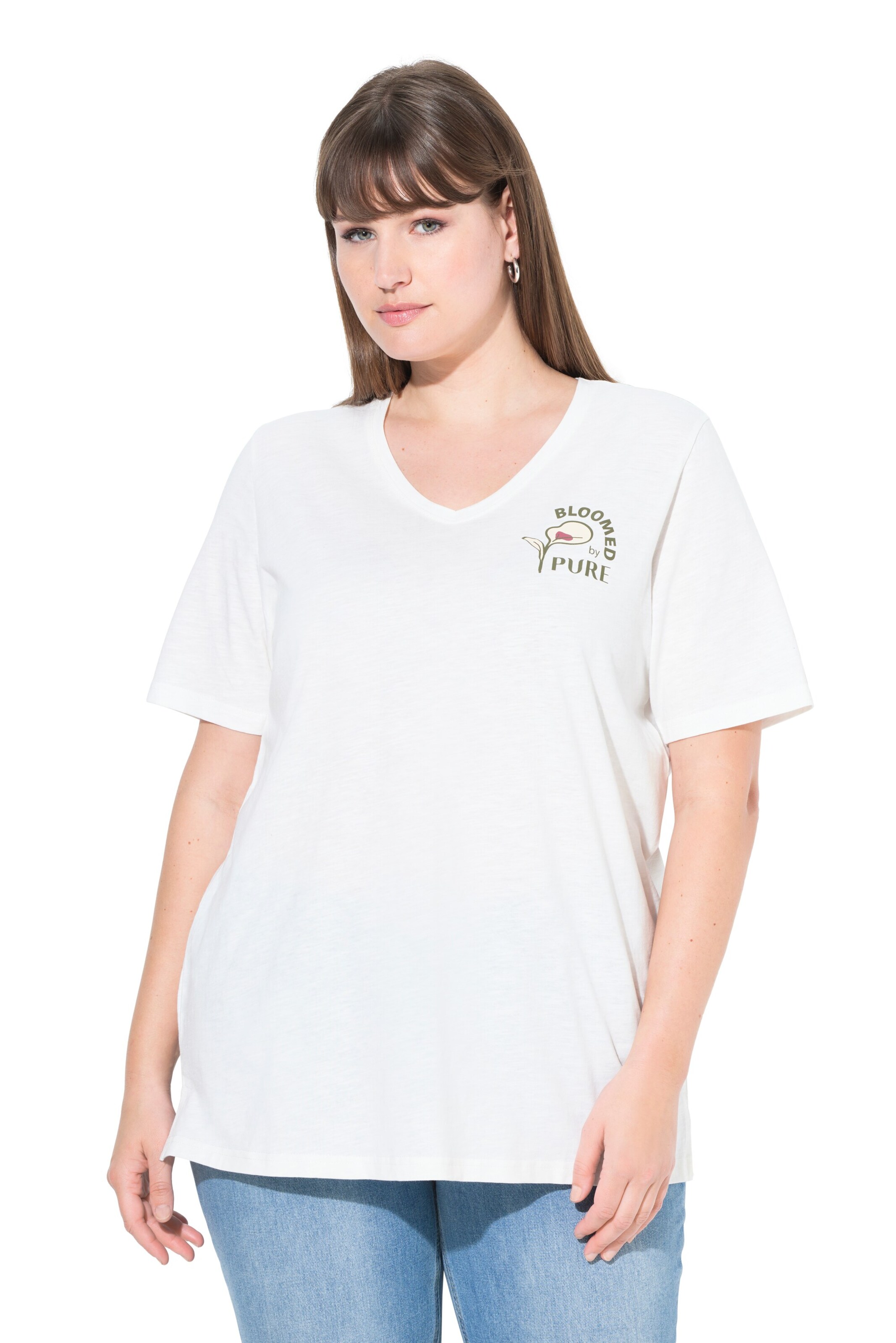 Ulla Popken Shirt in White: front