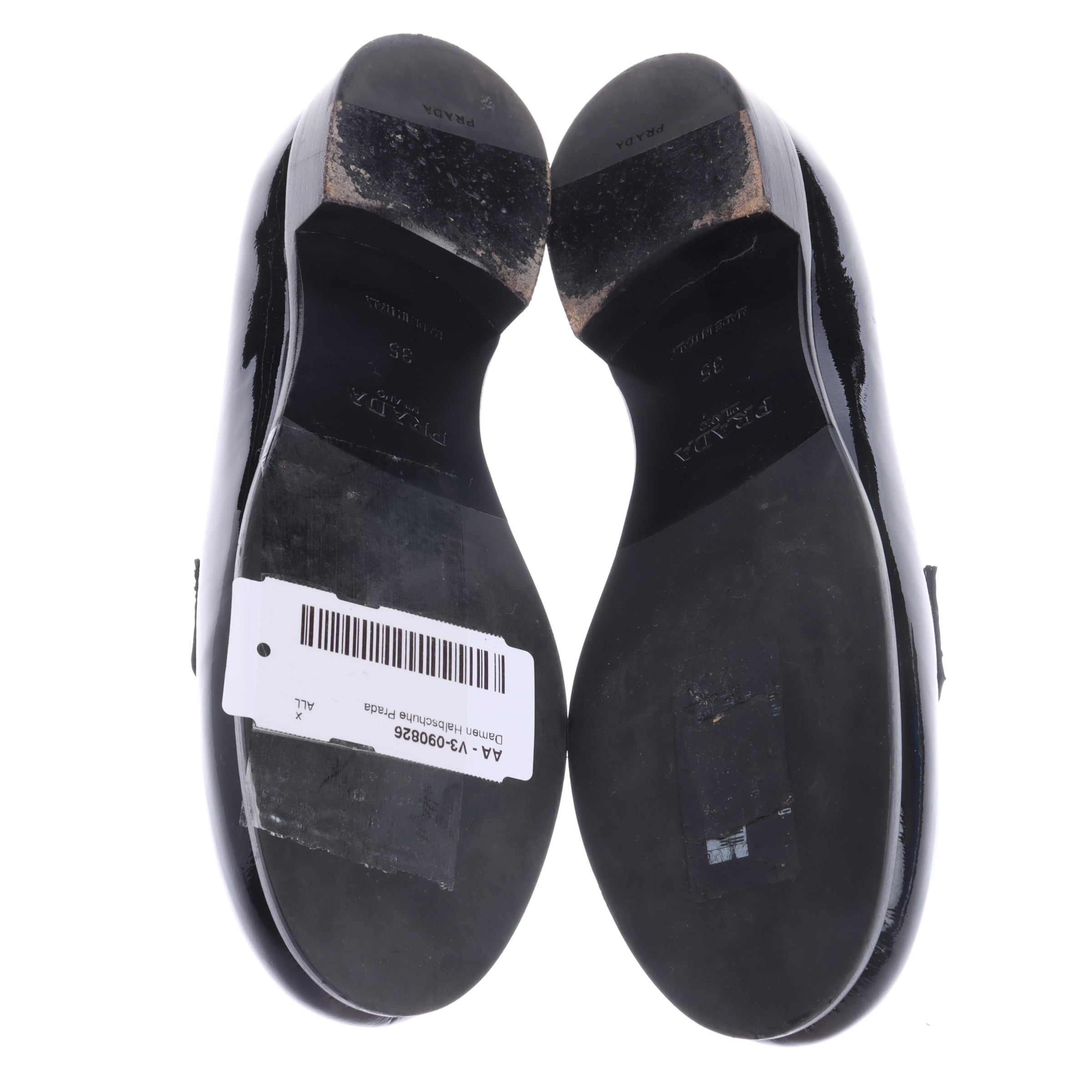 PRADA Flats & Loafers in 35 in Black