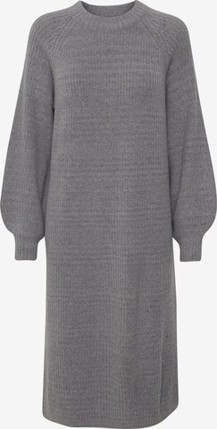 b.young Knitted dress 'Nora' in Grey: front