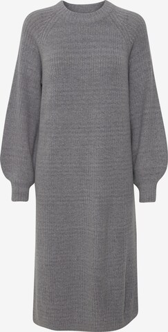 Robes en maille 'Nora' b.young en gris : devant