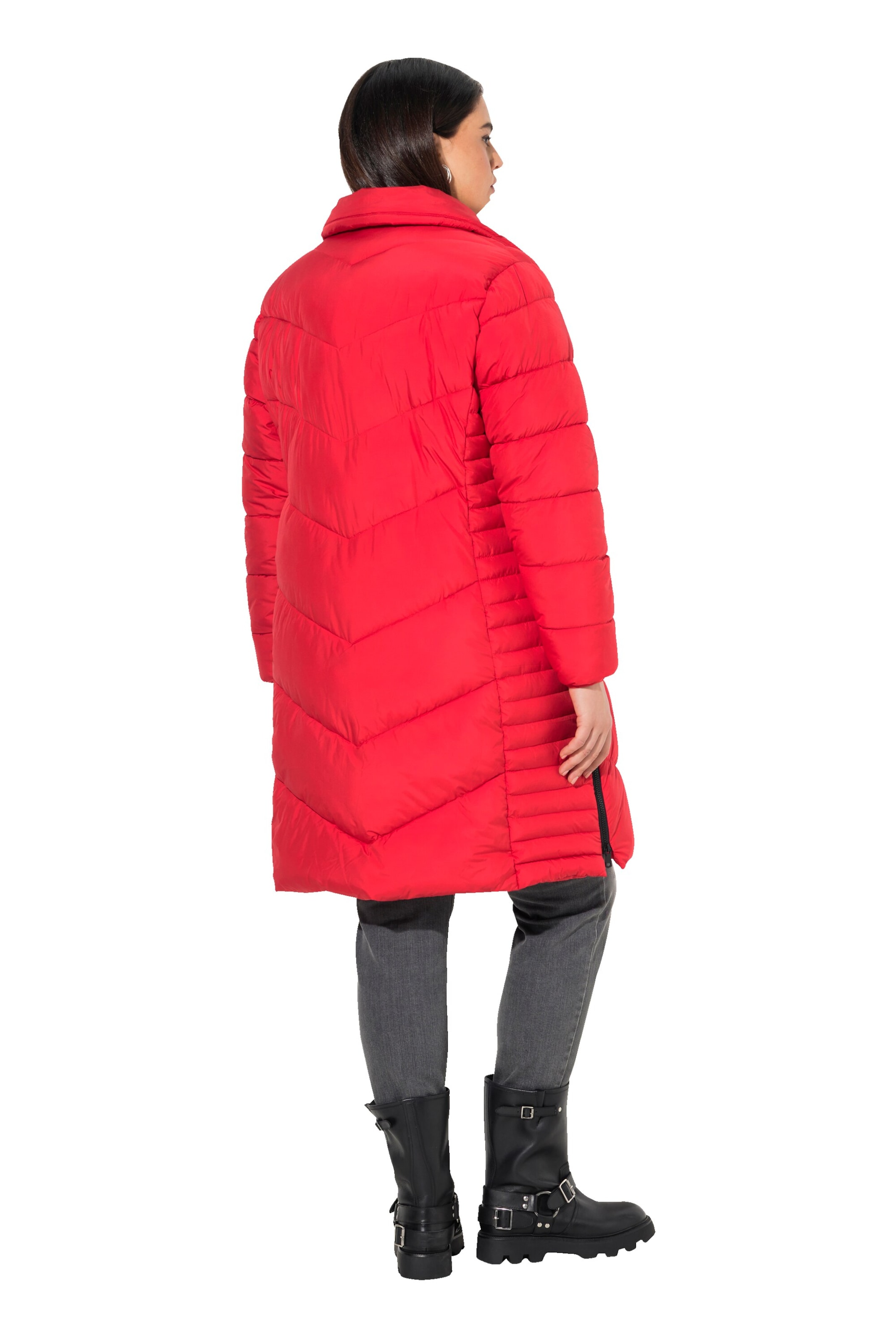 Ulla Popken Functionele mantel in Rood