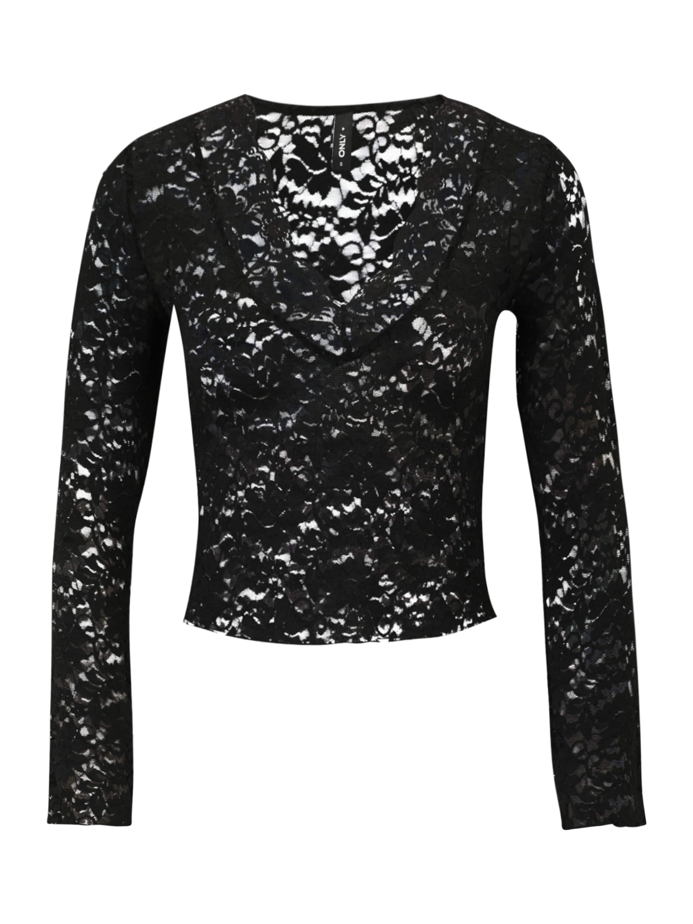 Only Petite Тениска 'ONLNIKKA' в черно: отпред