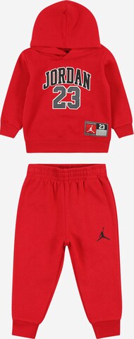 Jordan Sweatsuit in Red: front