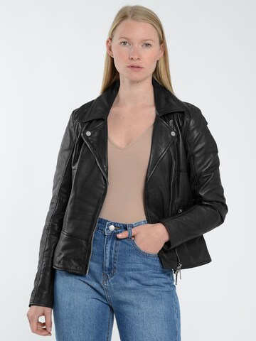 Maze Jacke in Schwarz: Vorderseite