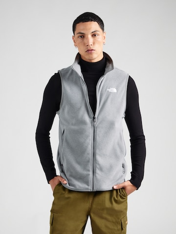 Gilet de sport 'GLACIER' THE NORTH FACE en gris : devant