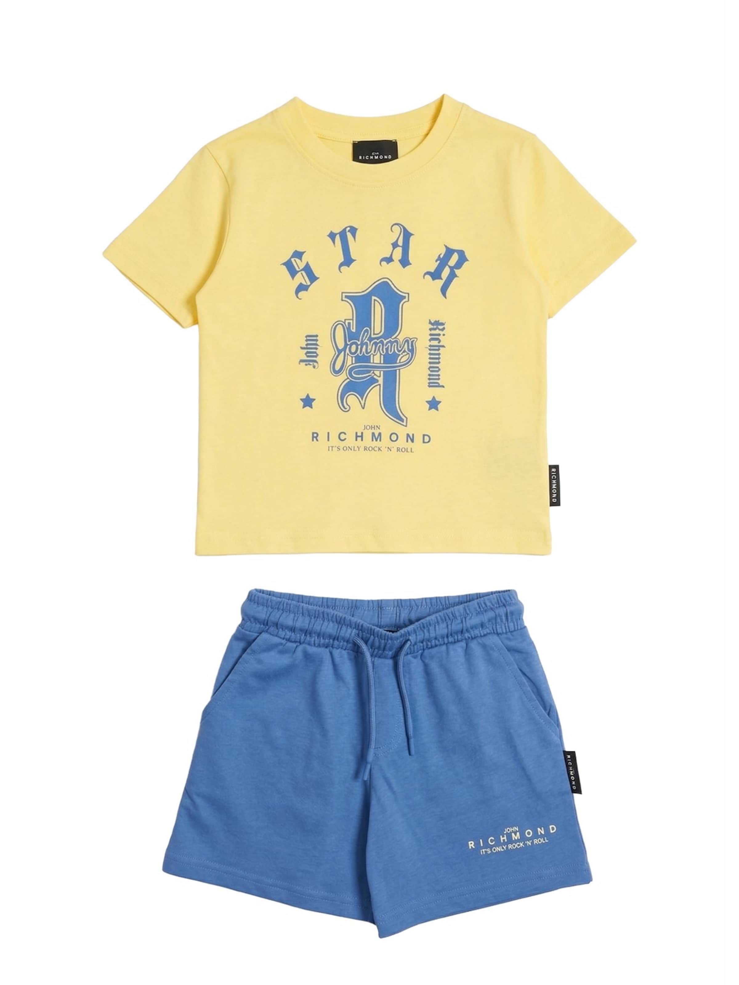 John Richmond Set 'Completo giallo-blu per bambino' in Geel: voorkant