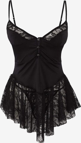 Trendyol Пенюар в черно: отпред