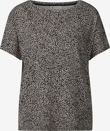 STREET ONE T-Shirt in Beige: Vorderseite