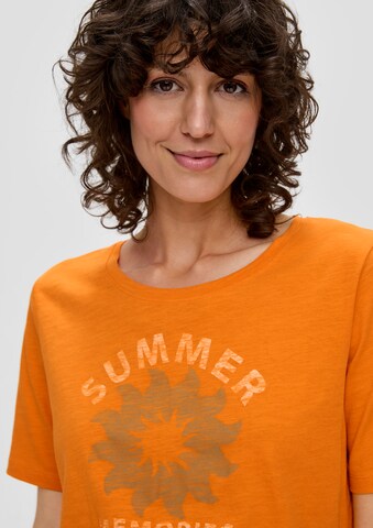 s.Oliver T-Shirt in Orange