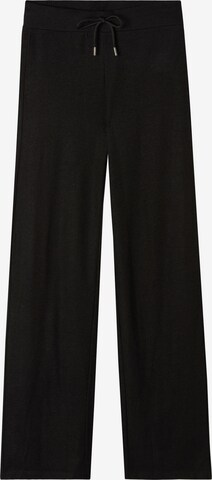 CALZEDONIA Wide leg Pants in Black: front