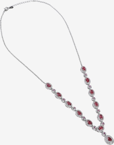 Grandinėlė 'Sophy' iš SOHI, spalva – rubinų raudona / sidabrinė, Prekių apžvalga