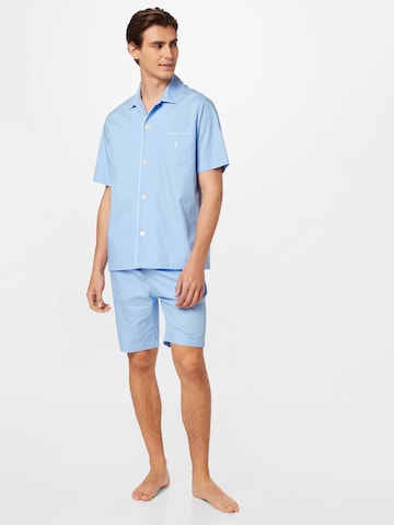 Pijama scurtă de la Polo Ralph Lauren pe albastru