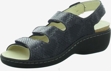 Longo Sandals in Blue: front