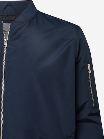 Jack & Jones Plus Between-Season Jacket 'Rush' in Blue