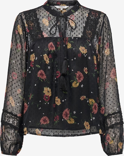 Palaidinė 'ONLTESSA ELIZA' iš ONLY, spalva – šviesiai ruda / žalia / ryškiai rožinė spalva / juoda, Prekių apžvalga