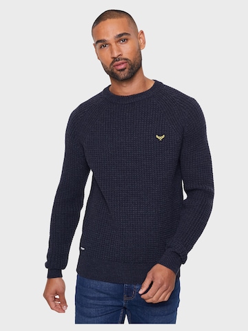 Threadbare Sweater 'Macsen' in Blue: front