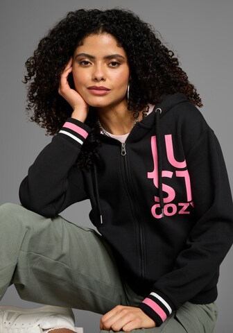 KangaROOS Sweatjacke in Schwarz: Vorderseite