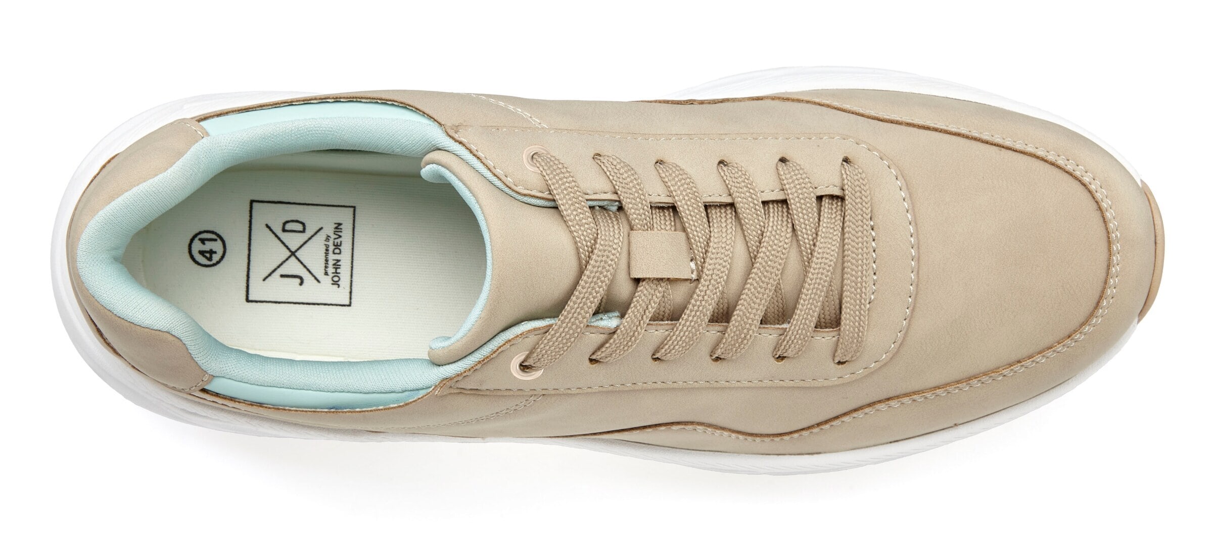 JOHN DEVIN Sneakers in Beige