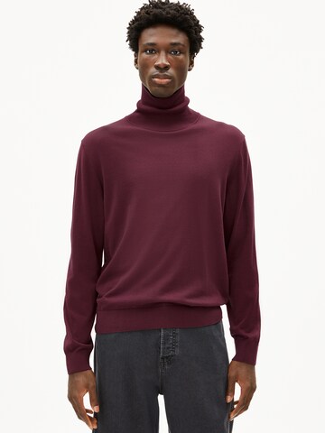 Pull-over ARMEDANGELS en rouge : devant