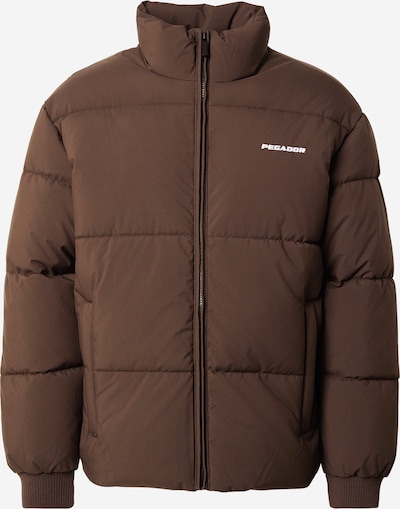 Pegador Talvitakki 'SOLIN' värissä tummanruskea / valkoinen, Tuotenäkymä