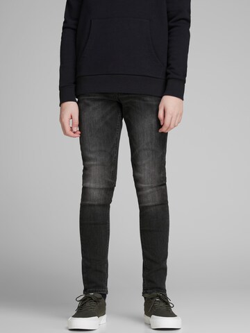Jack & Jones Junior Skinny Jeans 'Liam' in Schwarz: Vorderseite