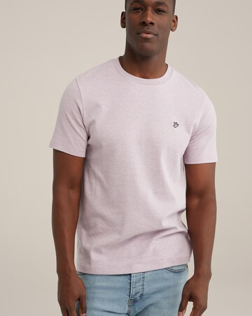 T-Shirt WE Fashion en violet : devant